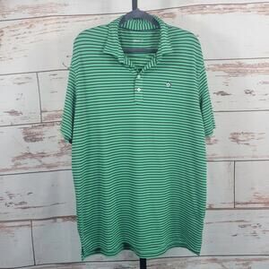 Johnnie-O Myers Short Sleeve Polo Shirt Green Size XL